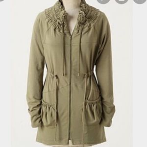 Anthropologie Iris & Navy Anorak